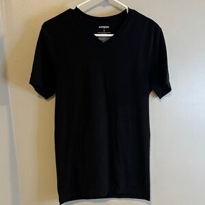 Express Men's Classic Black V-Neck Tee